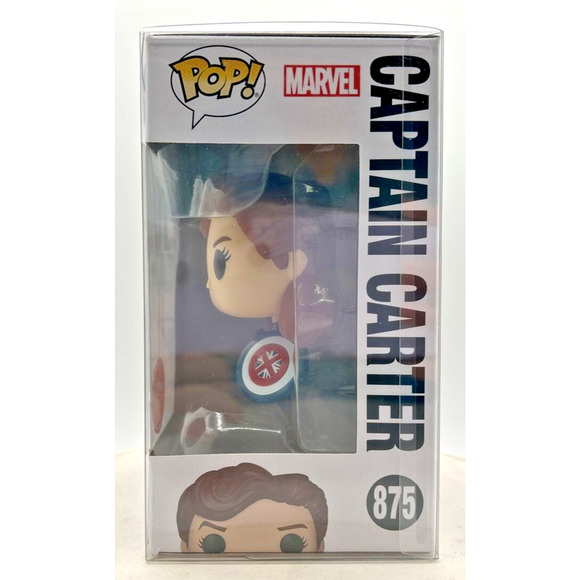 Funko Pop! Marvel What If...? Captain Carter Gamestop Exclusive #875 F26 - Picture 2 of 6